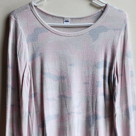 Old Navy Pink/Gray Camo Scoop Neck Jersey Size Small - Picture 5 of 14